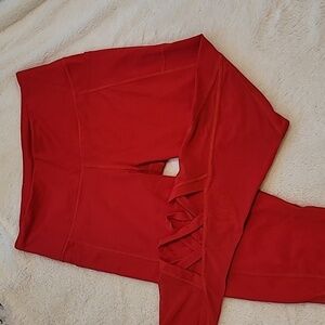 Victoria's Secret Red Women's Leggings